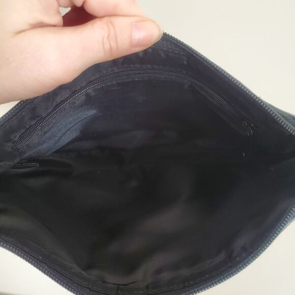 Vintage 90s Y2K Guess Leather Baguette Bag Black - Picture 11 of 11